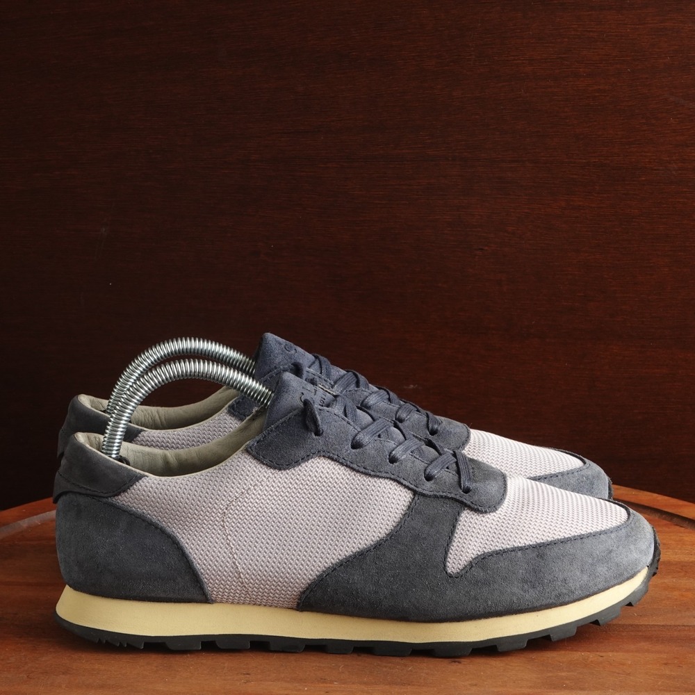 Clae Sneakers Mens SZ 9.5 Blue Hayward Suede Casual Lifestyle Modern Preppy Shoe